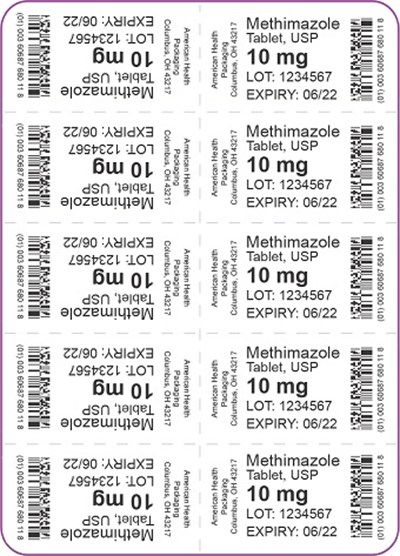 10 mg Methimazole Tablet Blister (10 mg Blister)